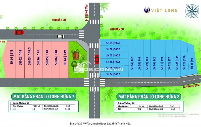 TẬP ĐOÀN VIỆT LONG RA MẮT KHU ĐẤT LONG HƯNG 7-8- SIÊU ĐẸP-FULL THỔ CƯ-SẴN SỔ ĐỎ